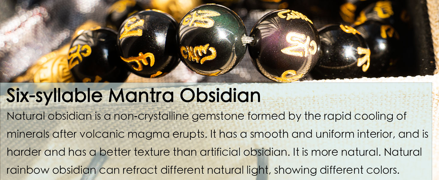 buiufish Feng Shui Bracelet 24K Gold Plated PiXiu Bracelet. Obsidian Bracelet Dragon Protection Bracelet Meditation Decompression Prayer Beads Lucky Wealth Bracelets for Men Women (12mm) obsidian